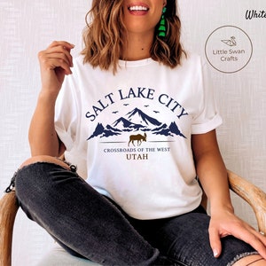 Salt Lake City Shirt, Utah Mountains T-shirt - Unisex image 4