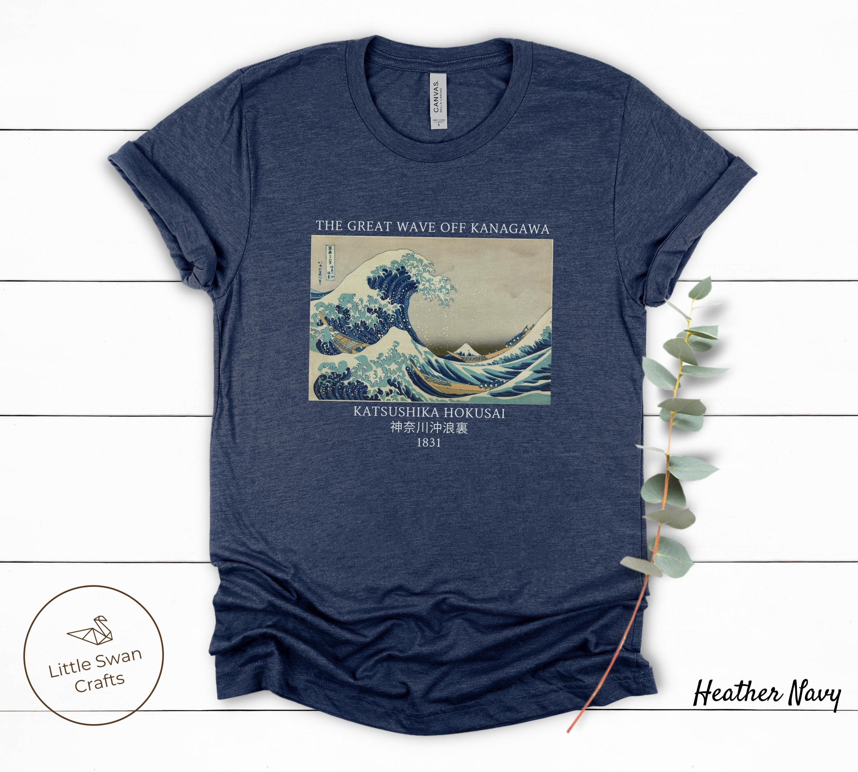 Great Wave off Kanagawa Shirt, Hokusai Japanese T-shirt