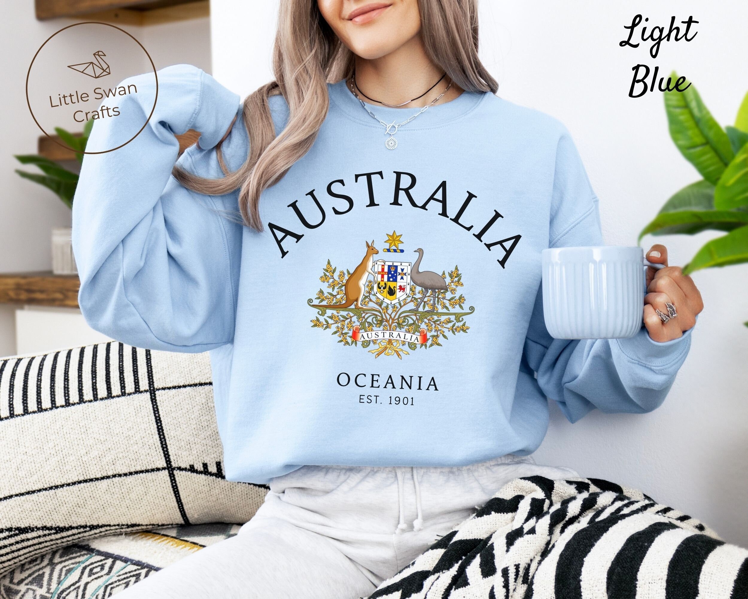 Australia Sweatshirt, Aussie Gift, Australian Crewneck Pullover, Unisex ...