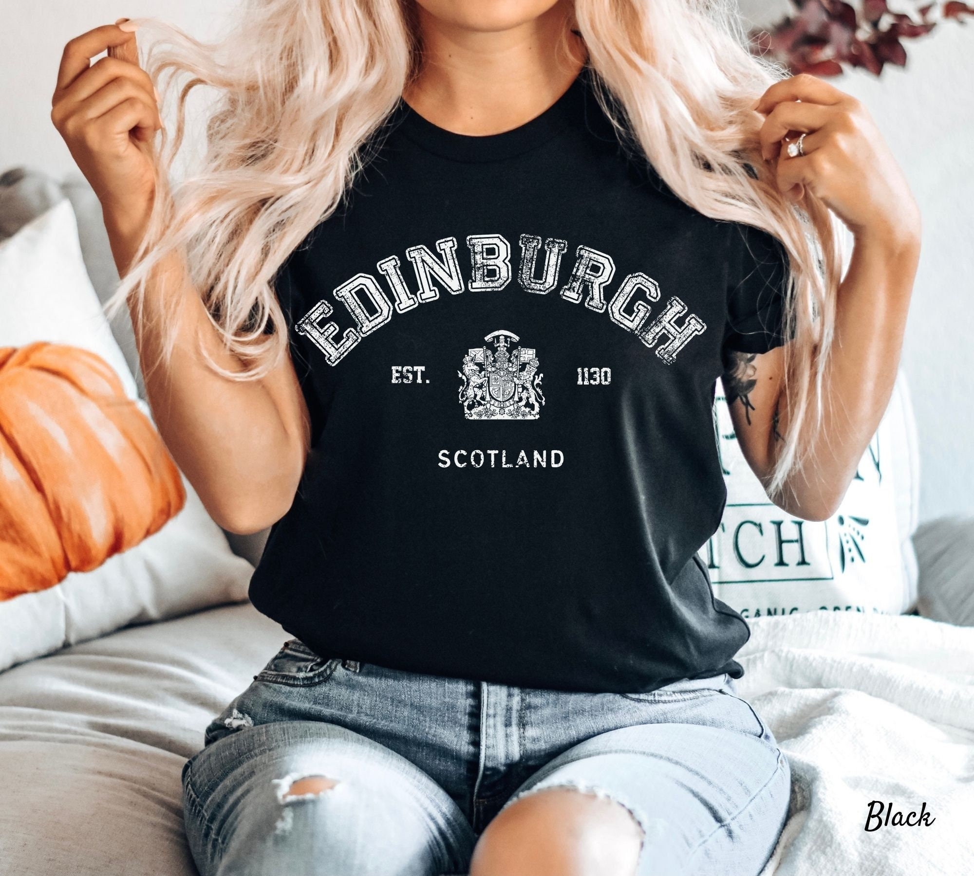 Edinburgh Shirt, Unisex Scotland T shirt