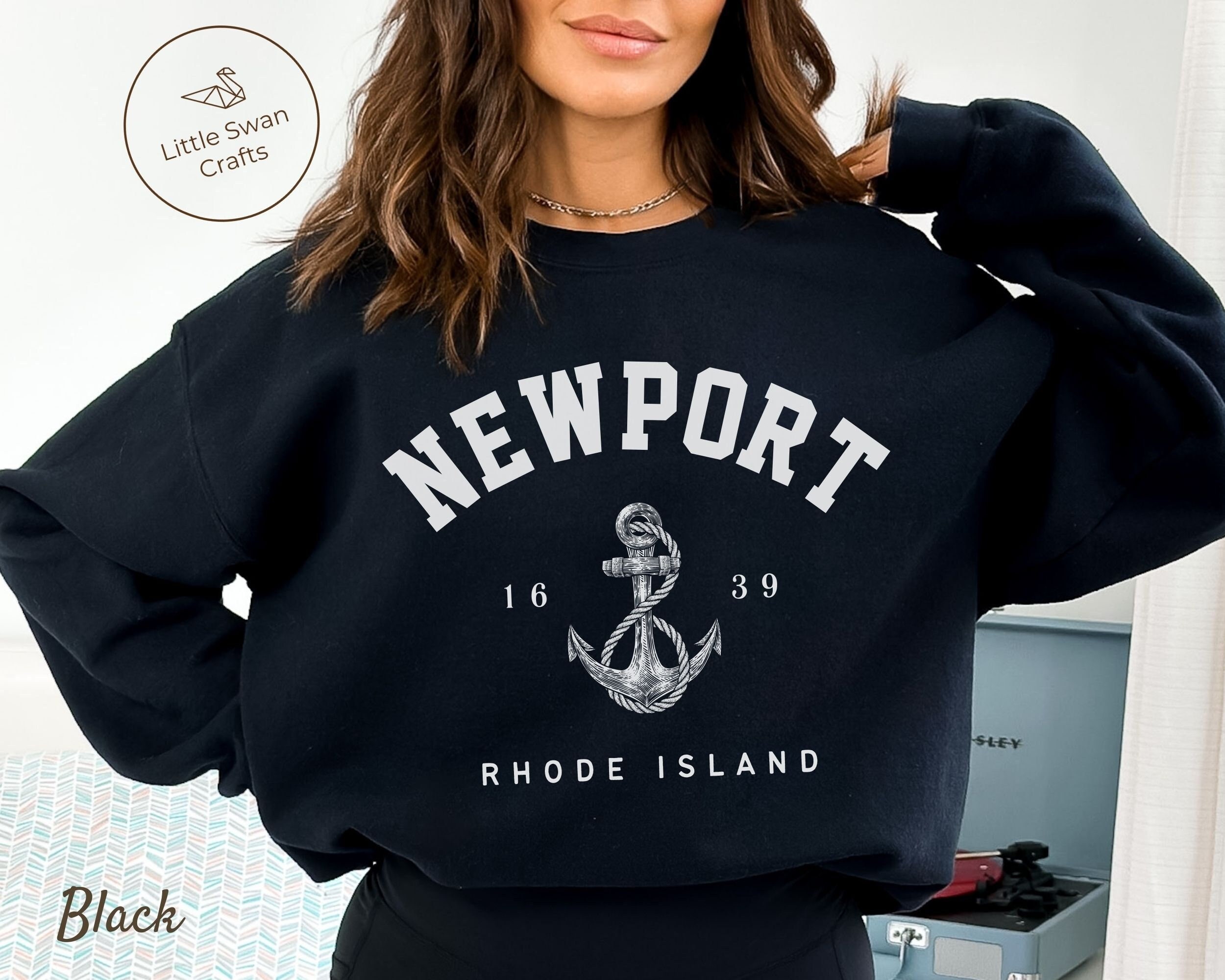 Newport Crewneck Sweater - Made in USA - Merrow Knits - USA made Knit  Products