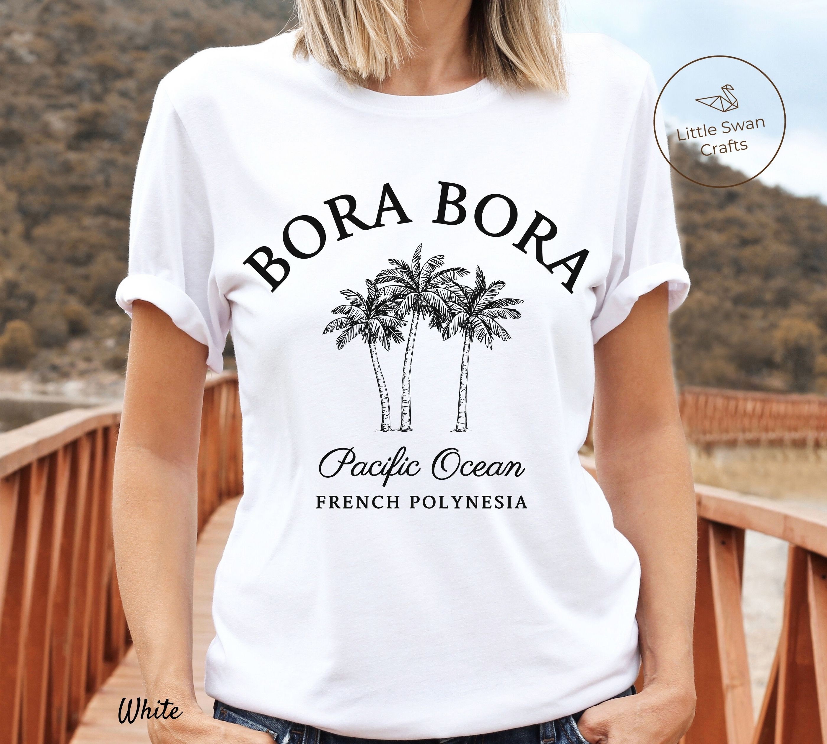 Bora Bora French Etsy Polynesia T-shirt Islands, - Shirt, Bora and Bora Comfortable Unisex Soft