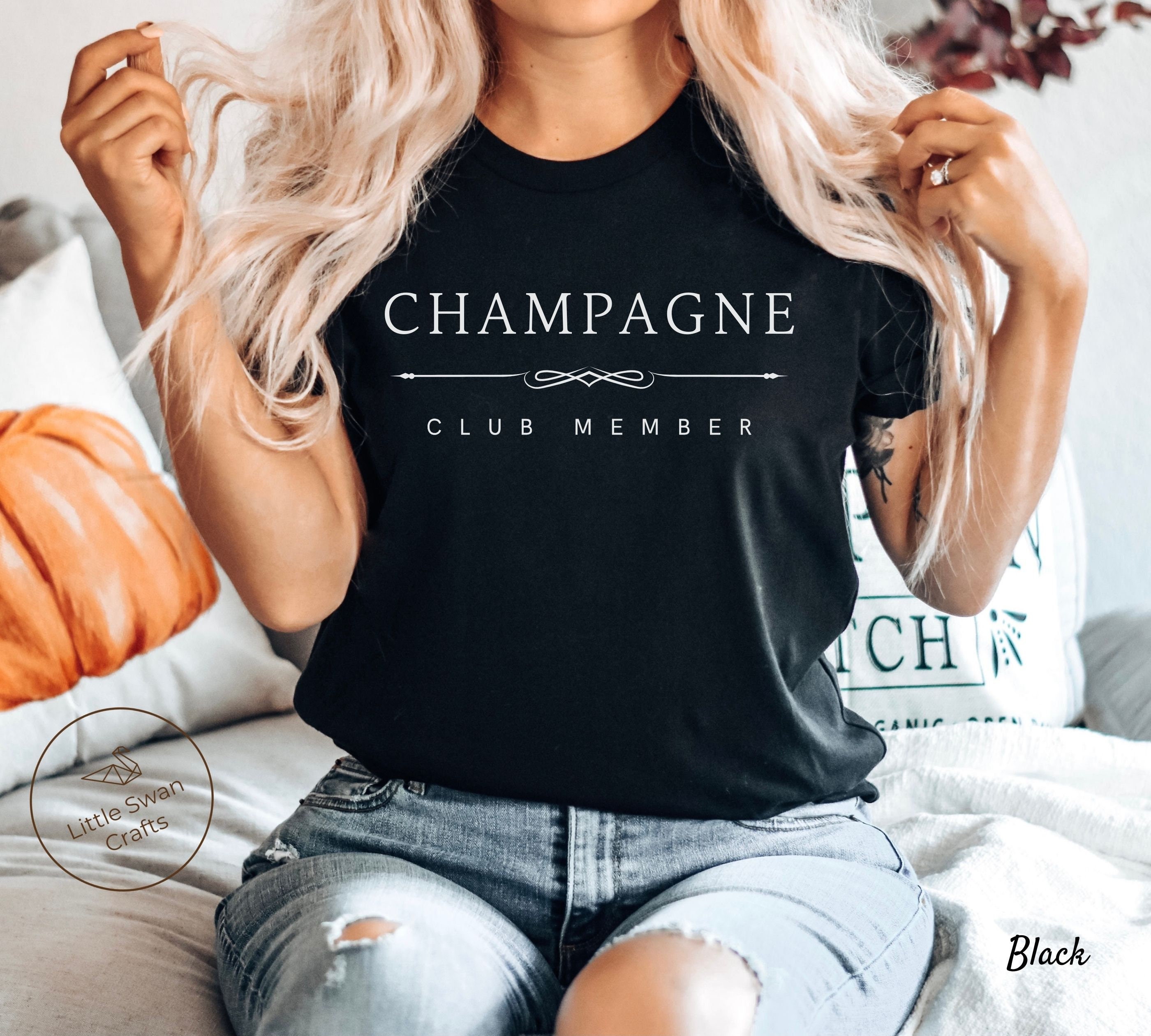 Champagne Club Shirt, Soft and Comfortable T-shirt