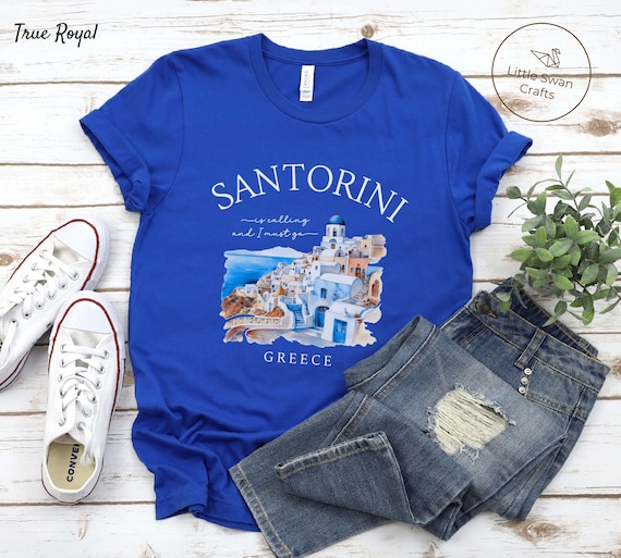 Santorini Shirt, Greek Island, Greece T-shirt, Unisex