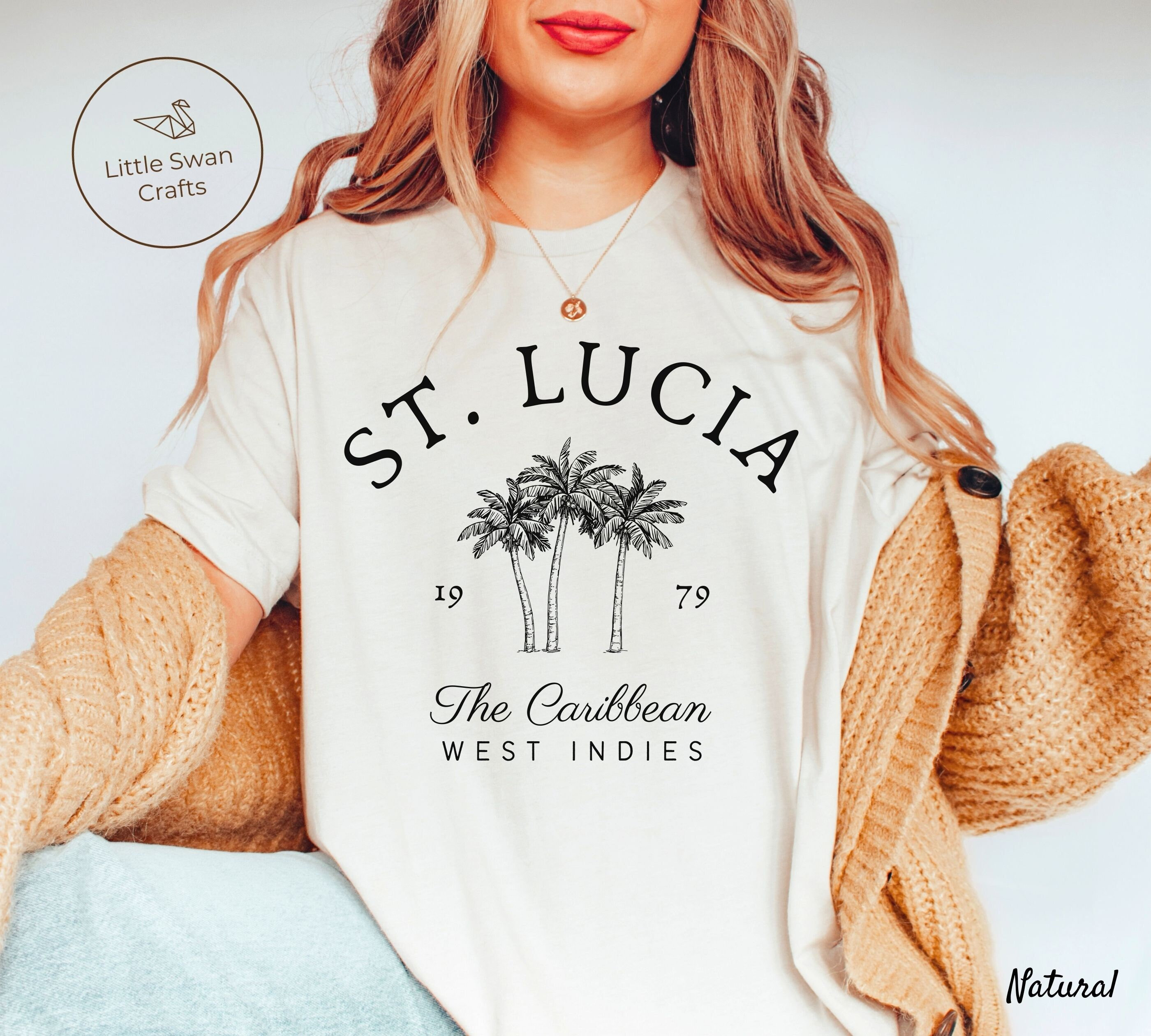 St. Lucia Shirt, Saint Lucia Island Caribbean T-shirt, Unisex -  New  Zealand