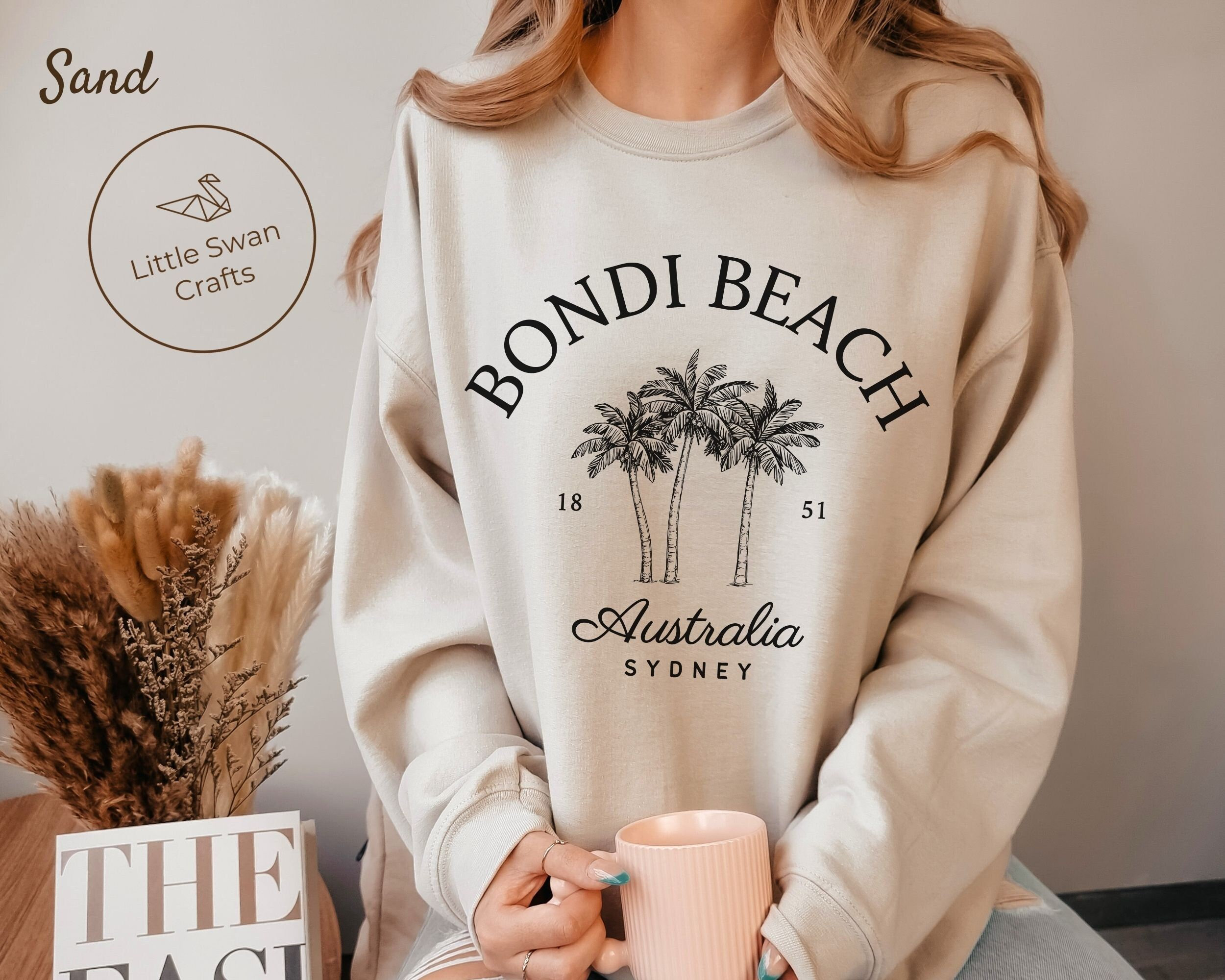 Bondi Beach Sweatshirt Sydney Australia Crewneck Pullover Unisex
