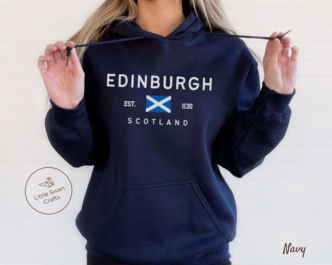 Sweat à capuche Edinburgh, sweat à capuche drapeau de l'Ecosse