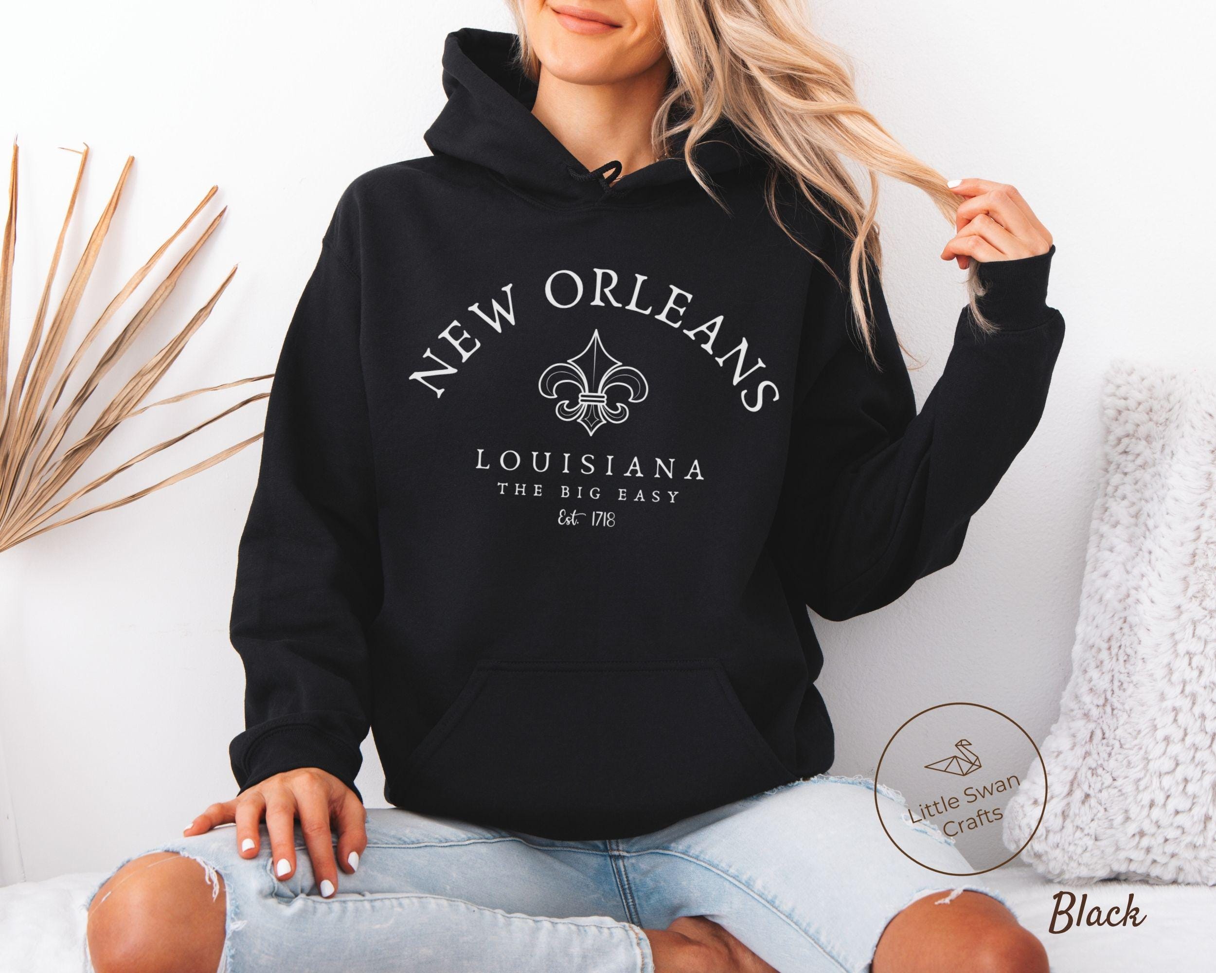 New Orleans Hoodie, Nola Pullover, Big Easy Heavy Blend Hooded