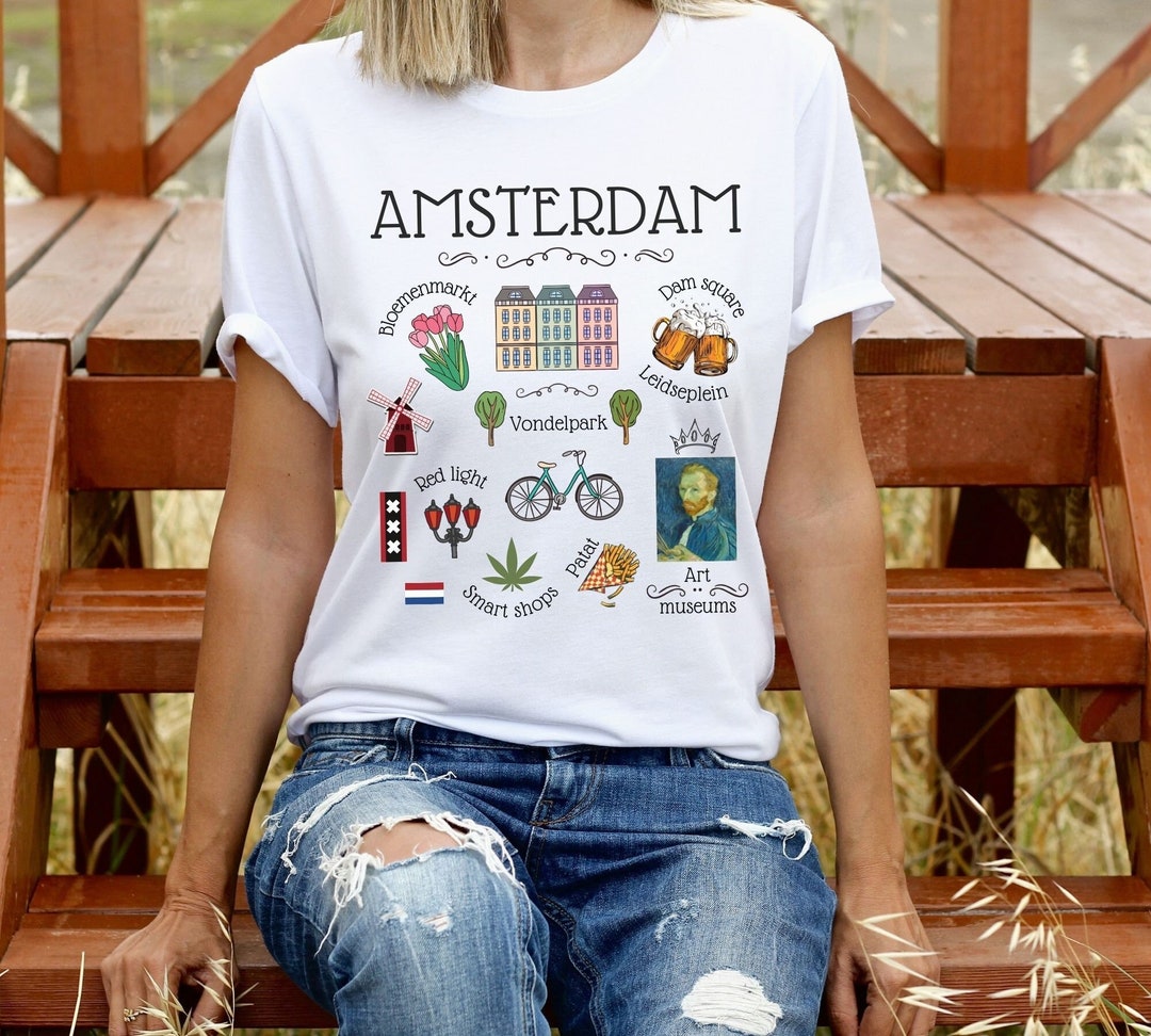 Amsterdam Shirt, Netherlands Soft and Comfortable T-shirt - Etsy