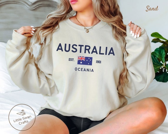 American California Flag Sand Raglan Sweater American California Flag Sand Raglan Sweater