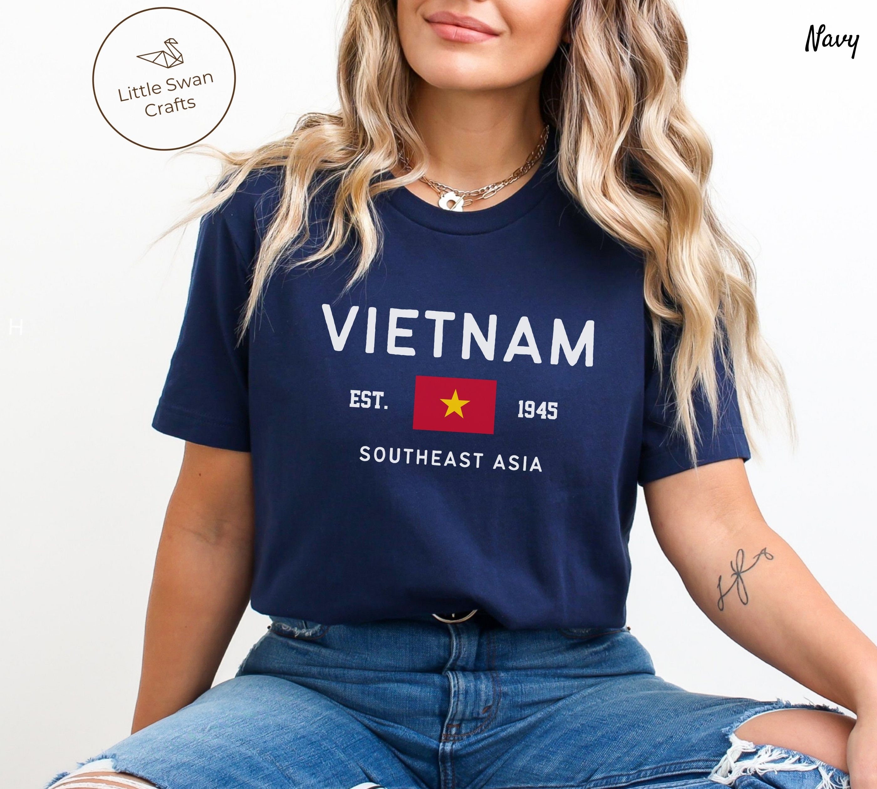 ベトナムシャツ、ベトナム国旗Tシャツ - ユニセックス - Etsy 日本
