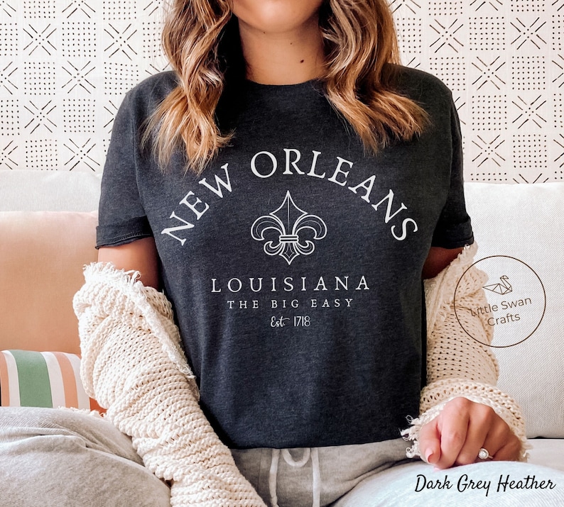 New Orleans Shirt, The Big Easy T-shirt, Unisex image 1