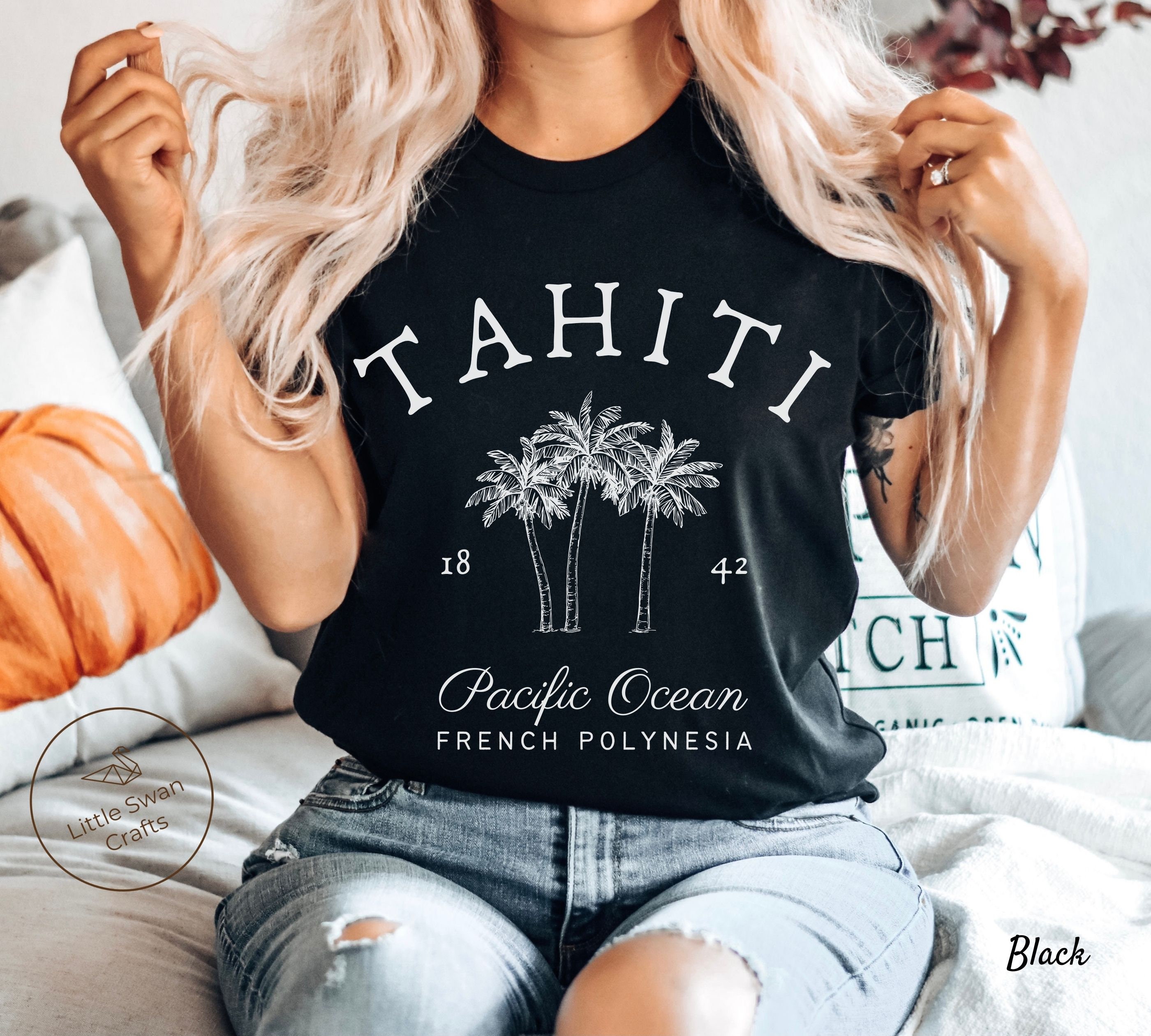 Tahiti Shirt, French Polynesia T-shirt, Unisex - Etsy Denmark