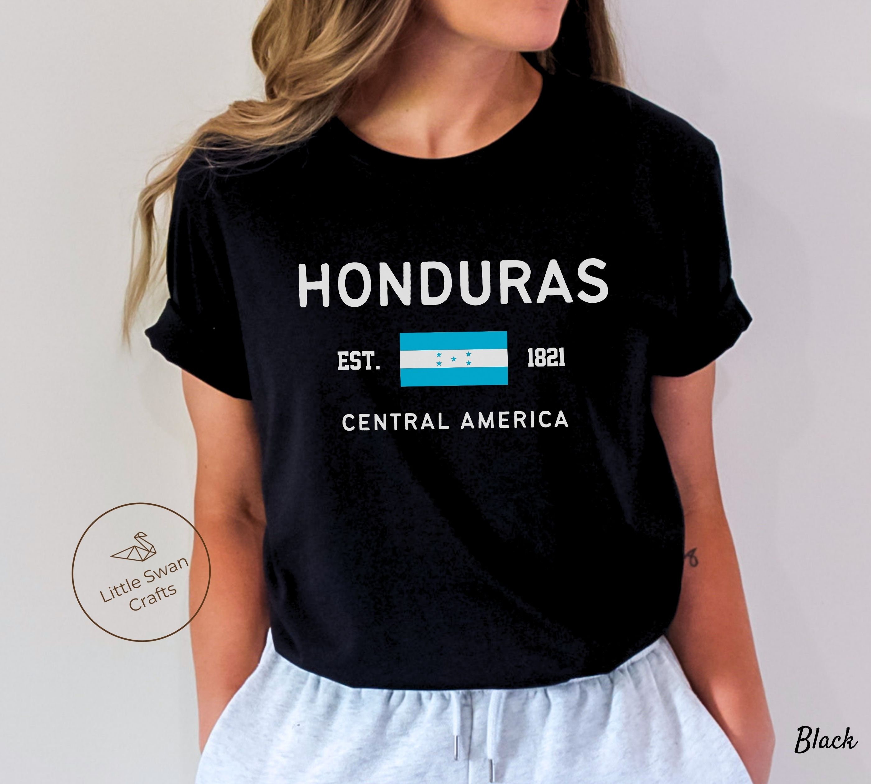 Camisa Honduras Camiseta Bandera Hondurena Unisex Etsy Mexico