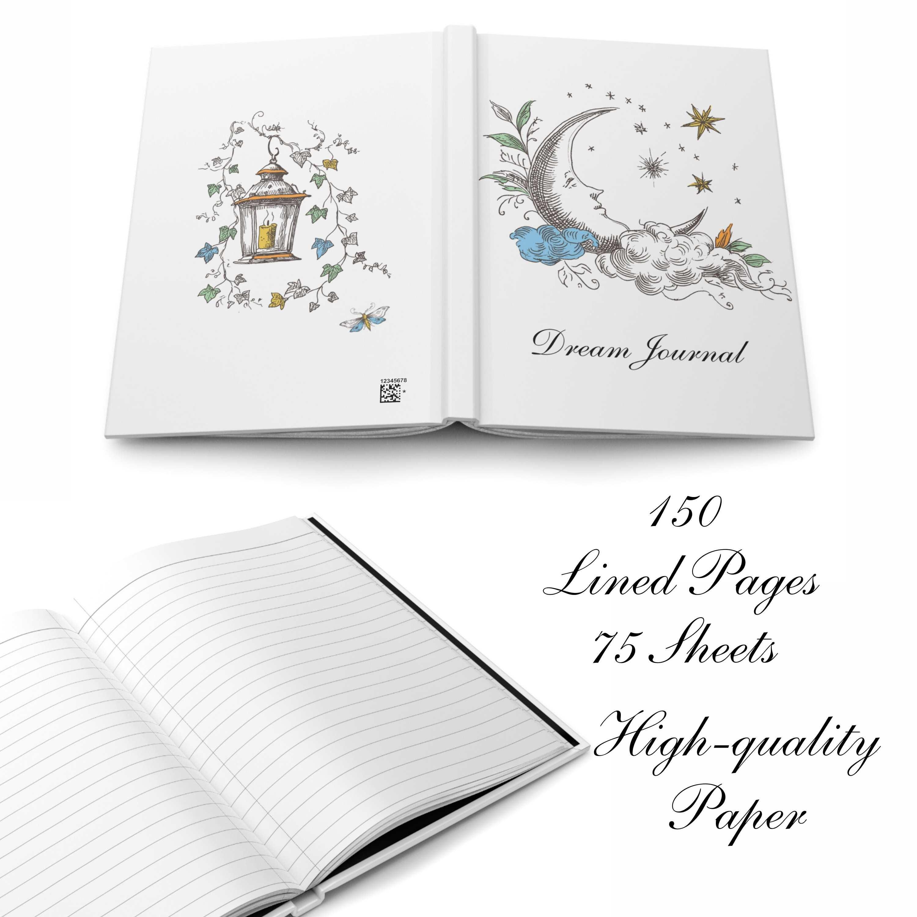 Dream Journal, Mystical Moon Notebook, Celestial Hardcover Diary Gift ...