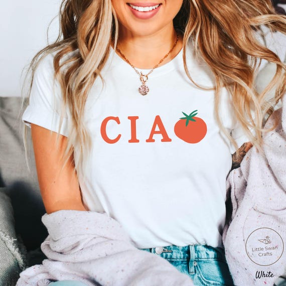 Ciao Tomato Shirt, Italian Food, Italy Pomodoro T-shirt, Italian Summers  Unisex Tee