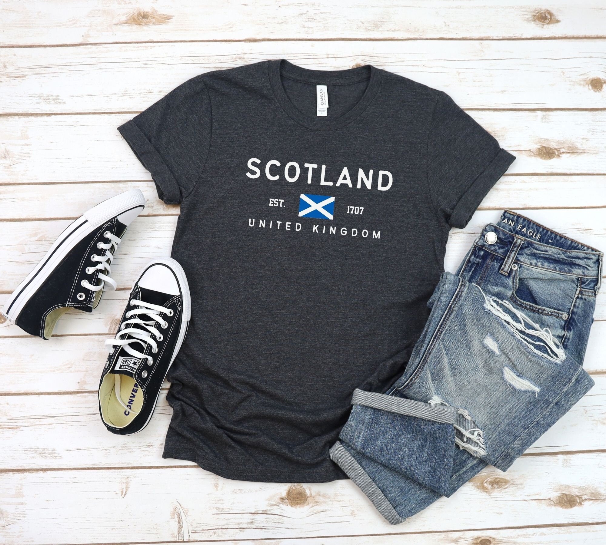 Discover Scotland Shirt, Unisex Soft and Comfortable T shirts