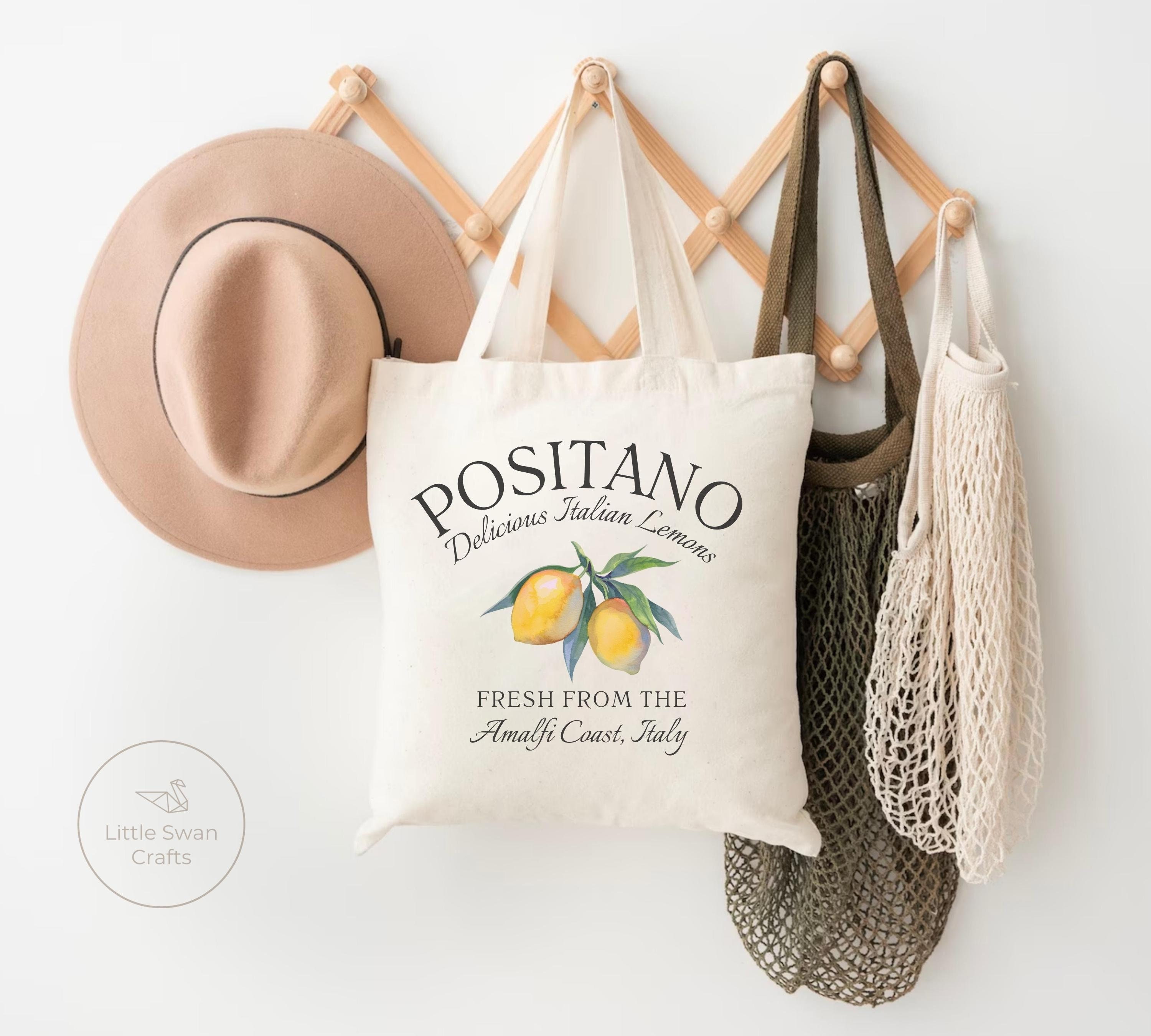 Borsa cosmetica Italia Limoni Regalo Sud Italia Costiera Amalfitana Viaggio Makeup Bag Romantico Viaggio Souvenir Regalo, Costiera Amalfitana