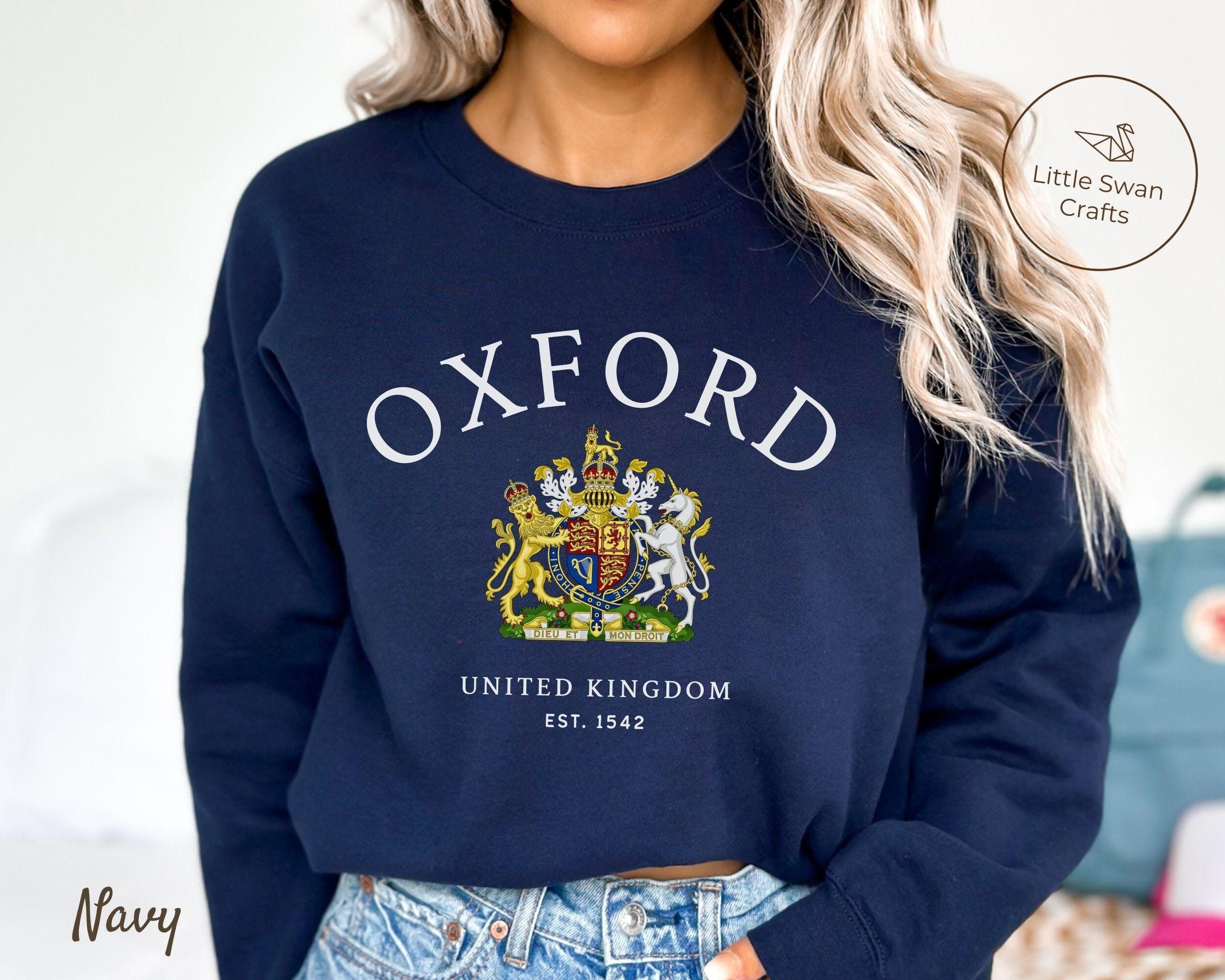 Oxford Sweatshirt, United Kingdom Crewneck Pullover - Unisex