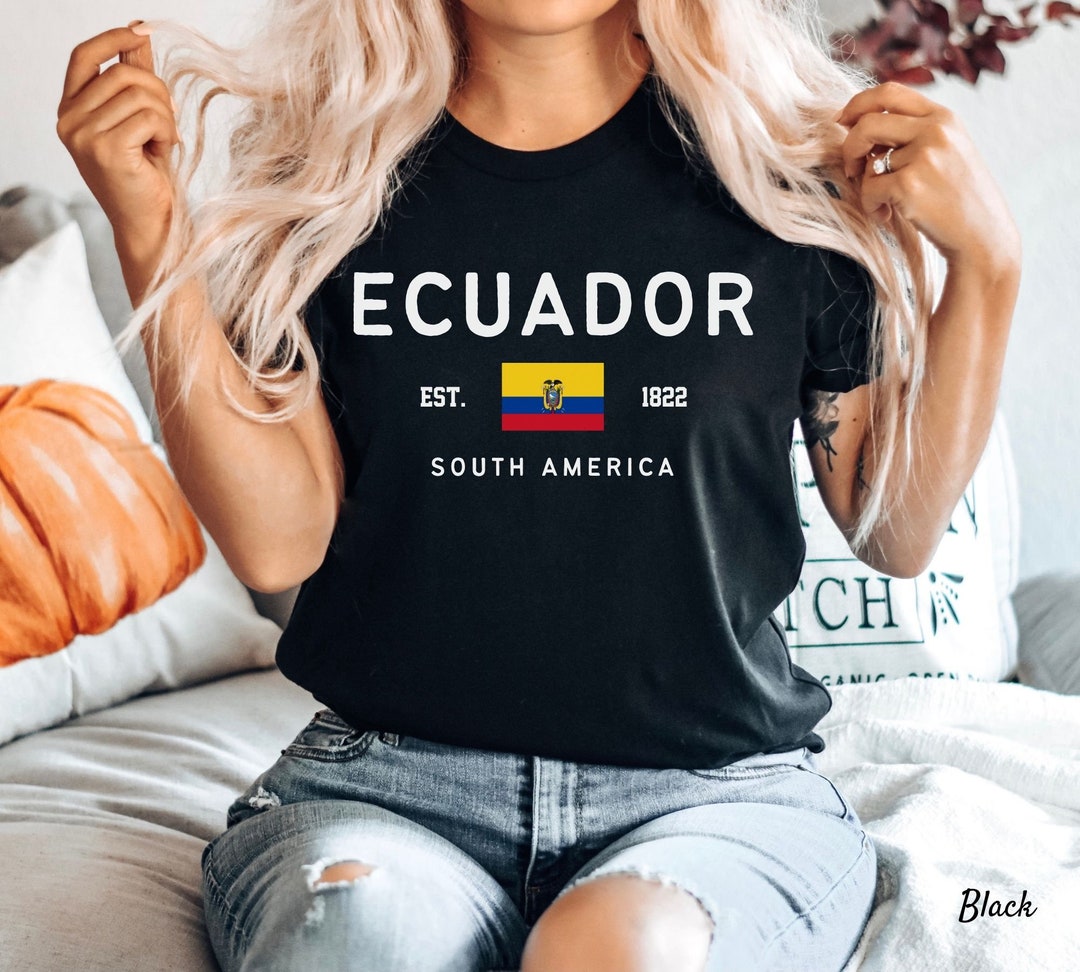Ecuador Shirt, Ecuadorian Flag T-shirt, Unisex - Etsy