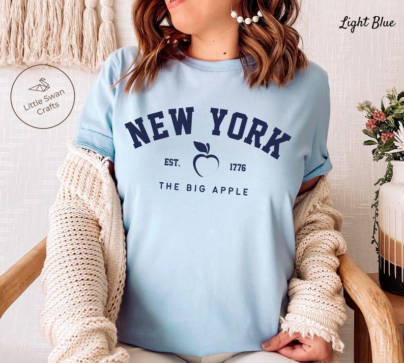 New York Shirt, NYC the Big Apple T-shirt, Unisex - Etsy