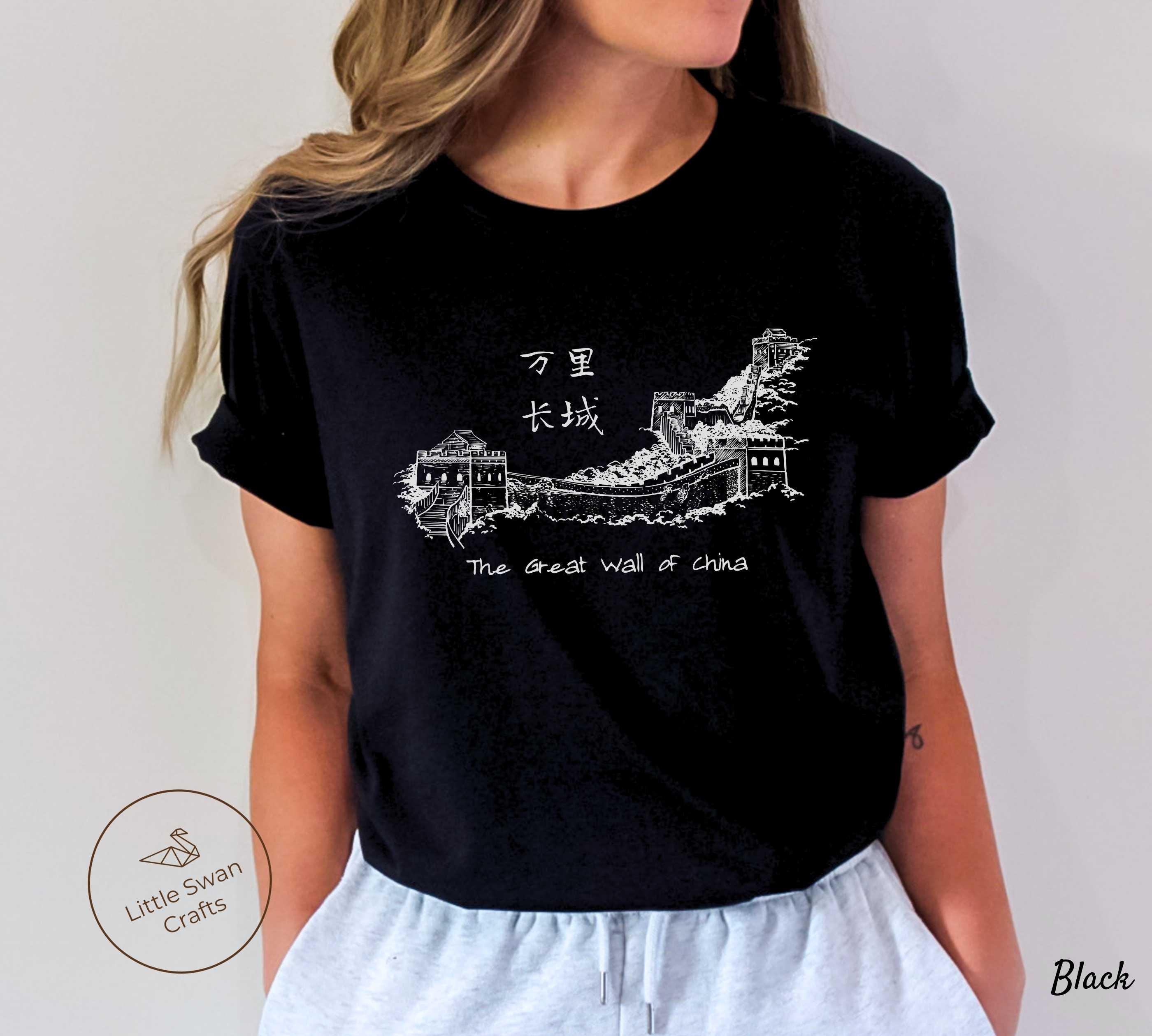 Great Wall of China T-shirt, Unisex Travel Shirt - Etsy