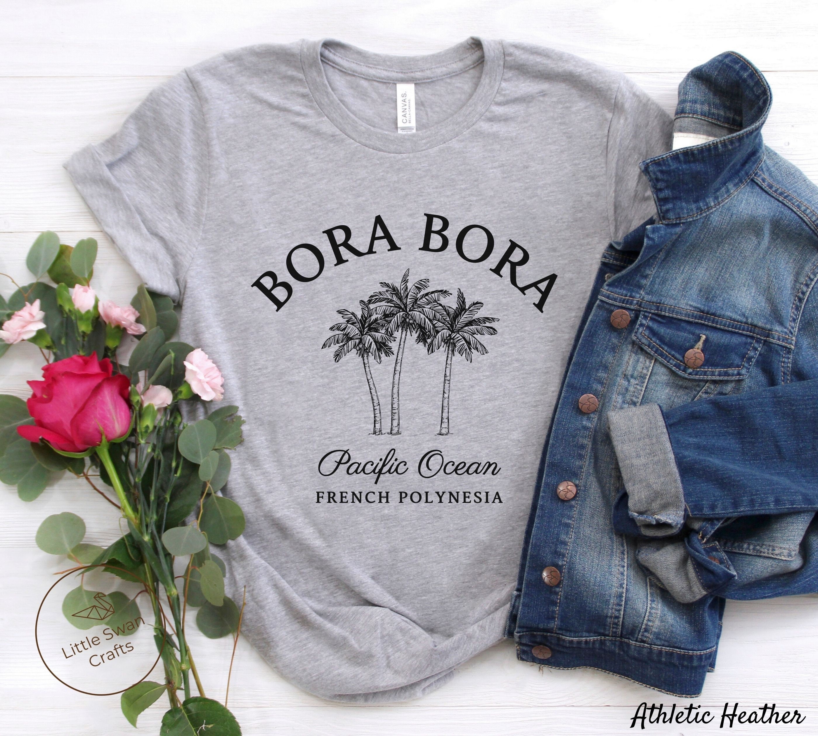 Bora Bora Shirt, - Comfortable T-shirt Etsy Bora Polynesia and Unisex French Soft Islands, Bora