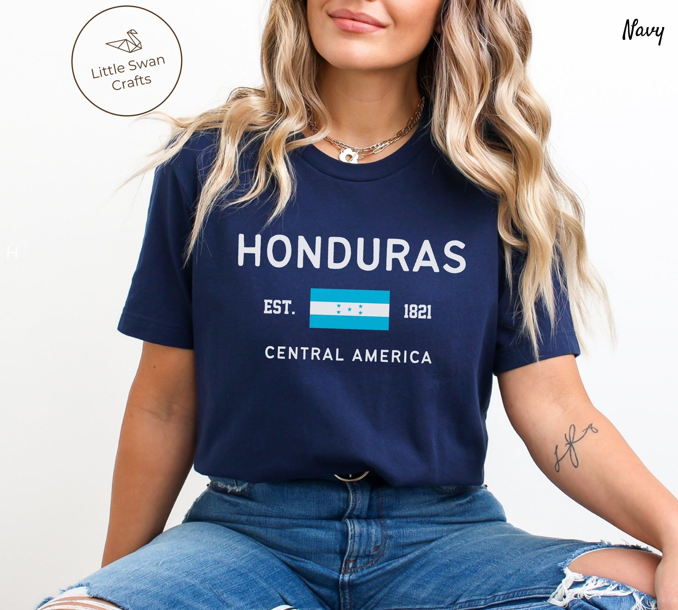 Camisa Honduras Camiseta Bandera Hondurena Unisex Etsy Espana