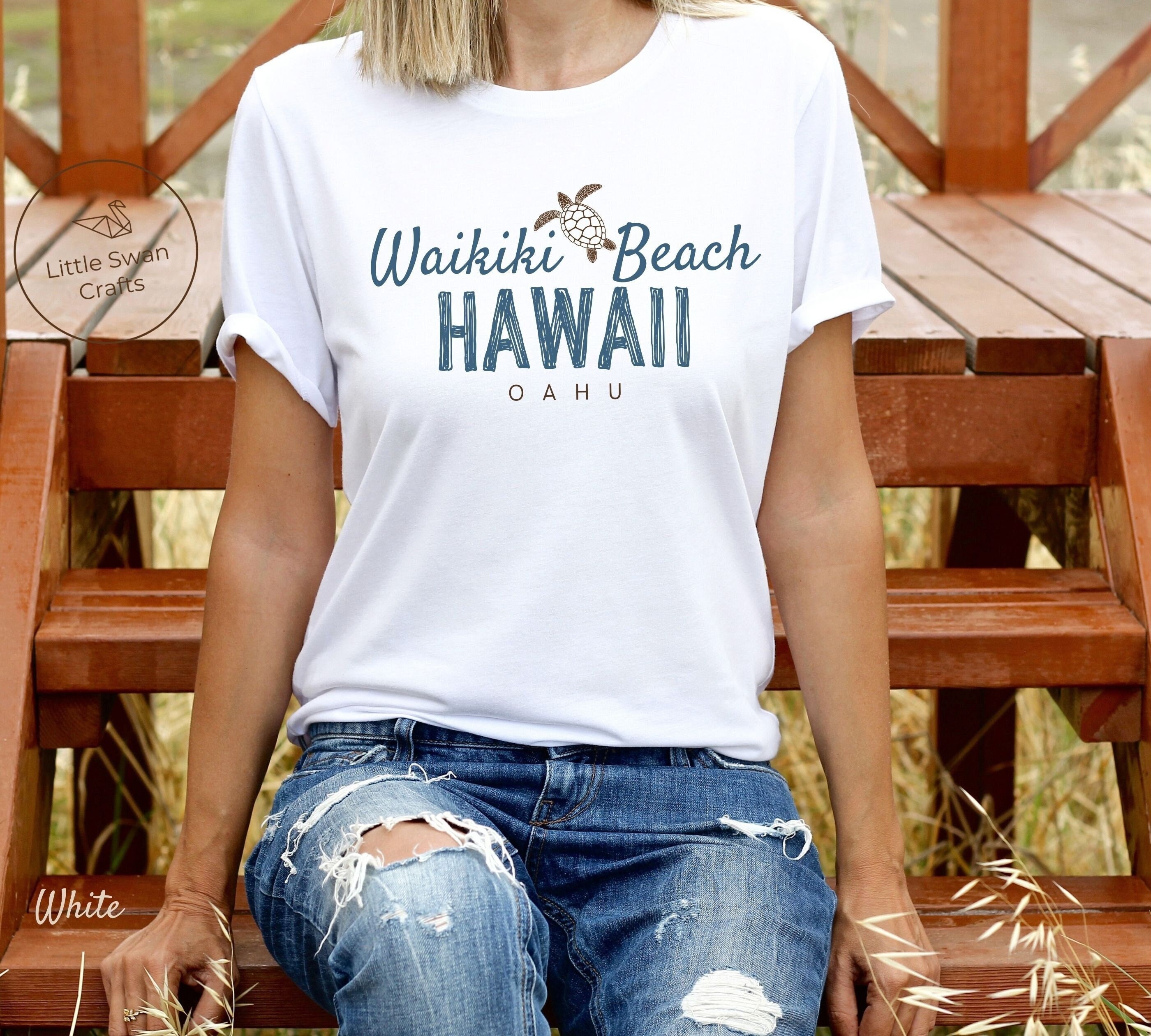 Hawaii Shirt, Waikiki Beach Oahu T-shirt, Unisex - Etsy