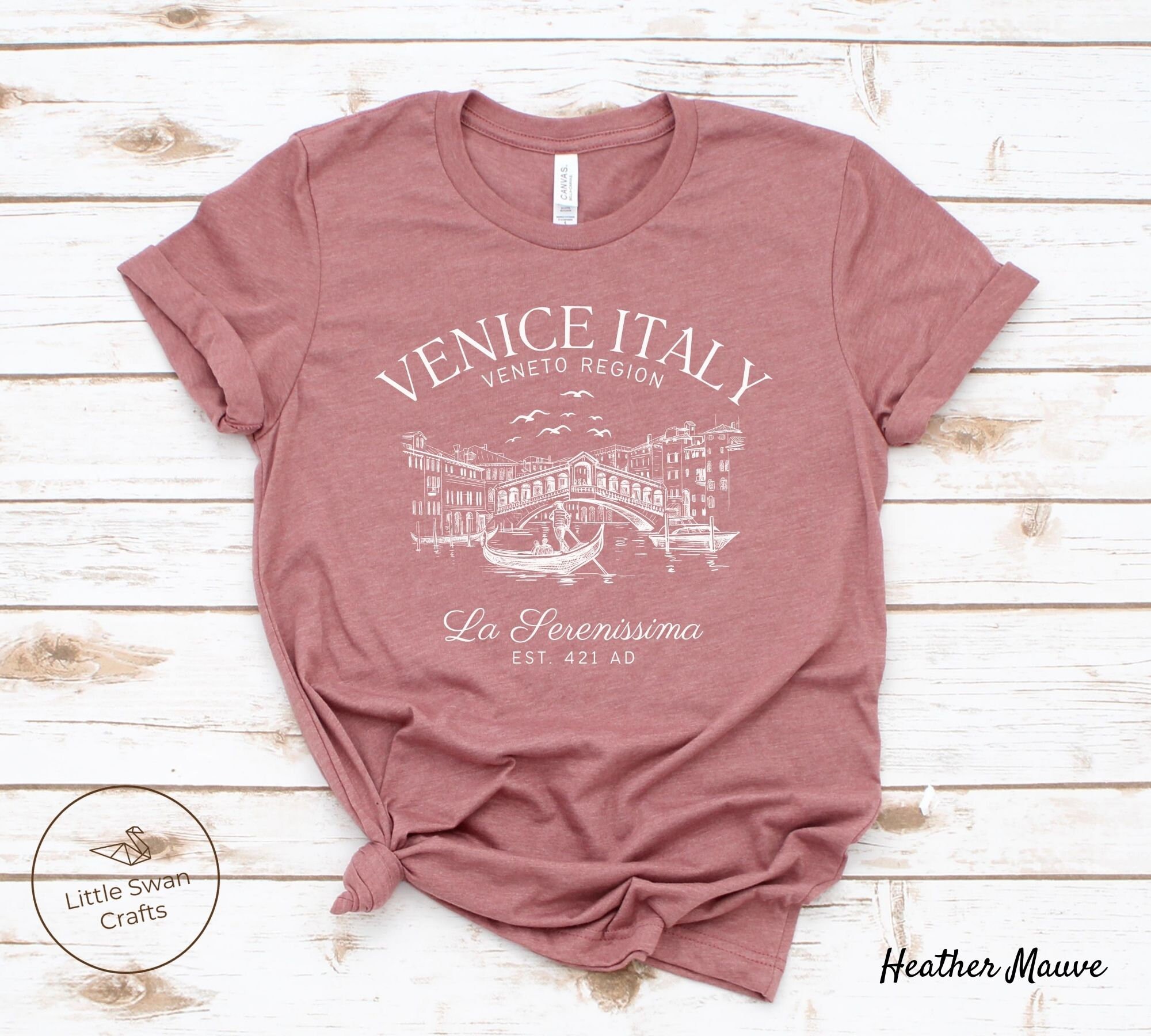 Venice Italy Shirt, Venezia Gondola T-shirt, Unisex - Etsy