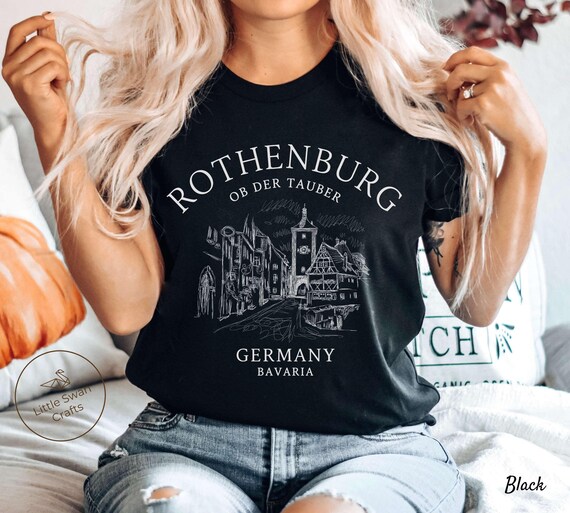 Rothenburg Shirt, Bavaria Germany T-shirt, German Village Tee, Unisex