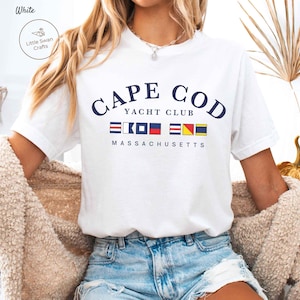 Cape Cod Shirt, Yacht Club T-shirt, Nautical Flag Code Unisex Tee
