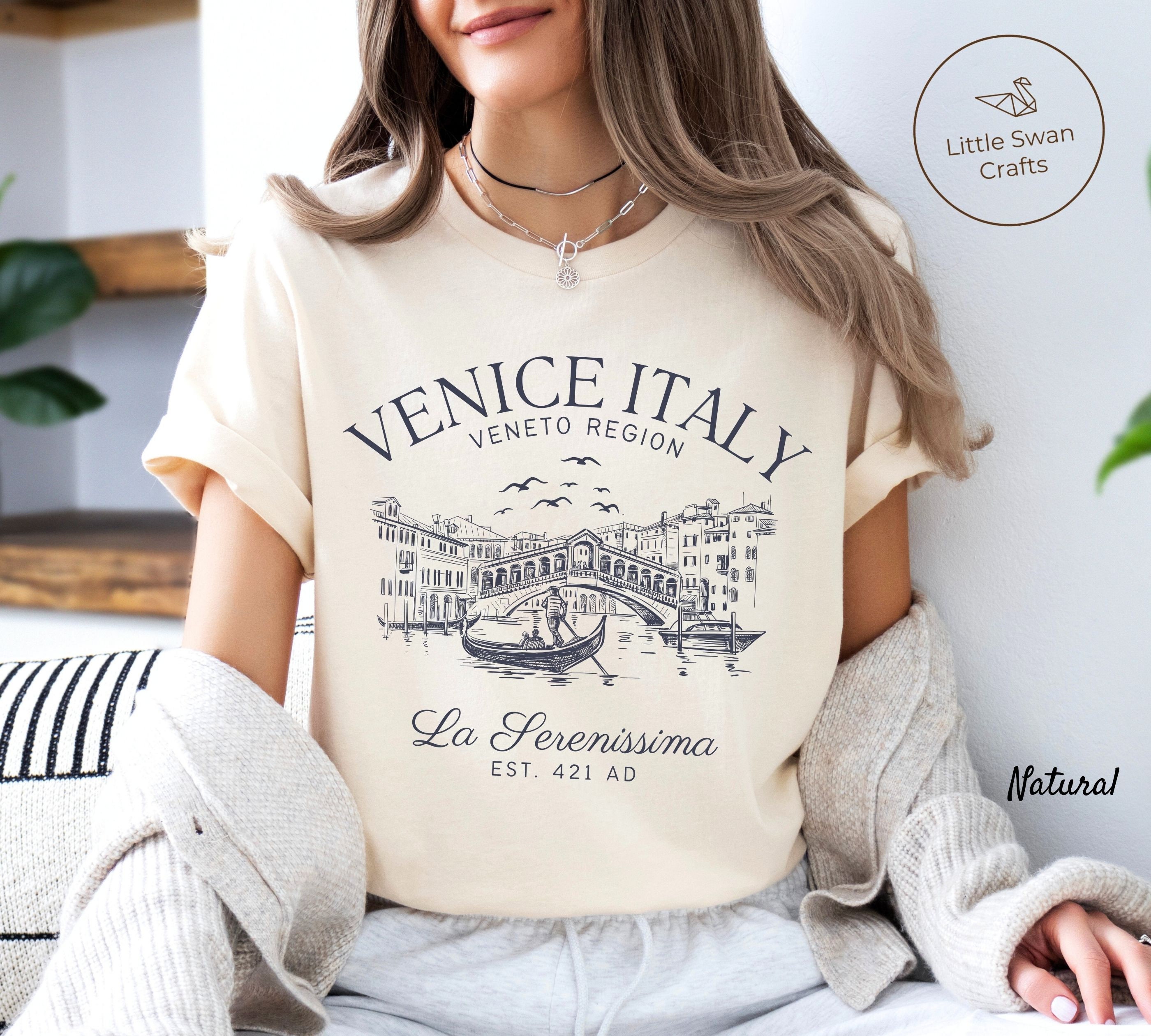 Venice Italy Shirt, Venezia Gondola T-shirt, Unisex - Etsy