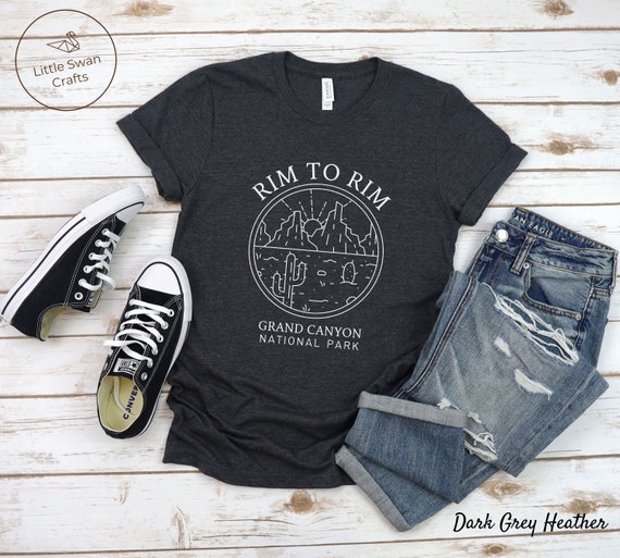 Rim to Rim Shirt, Grand Canyon National Park R2R Tee, Soft Rim to Rim Shirt, Grand Canyon National Park R2R Tee, Soft