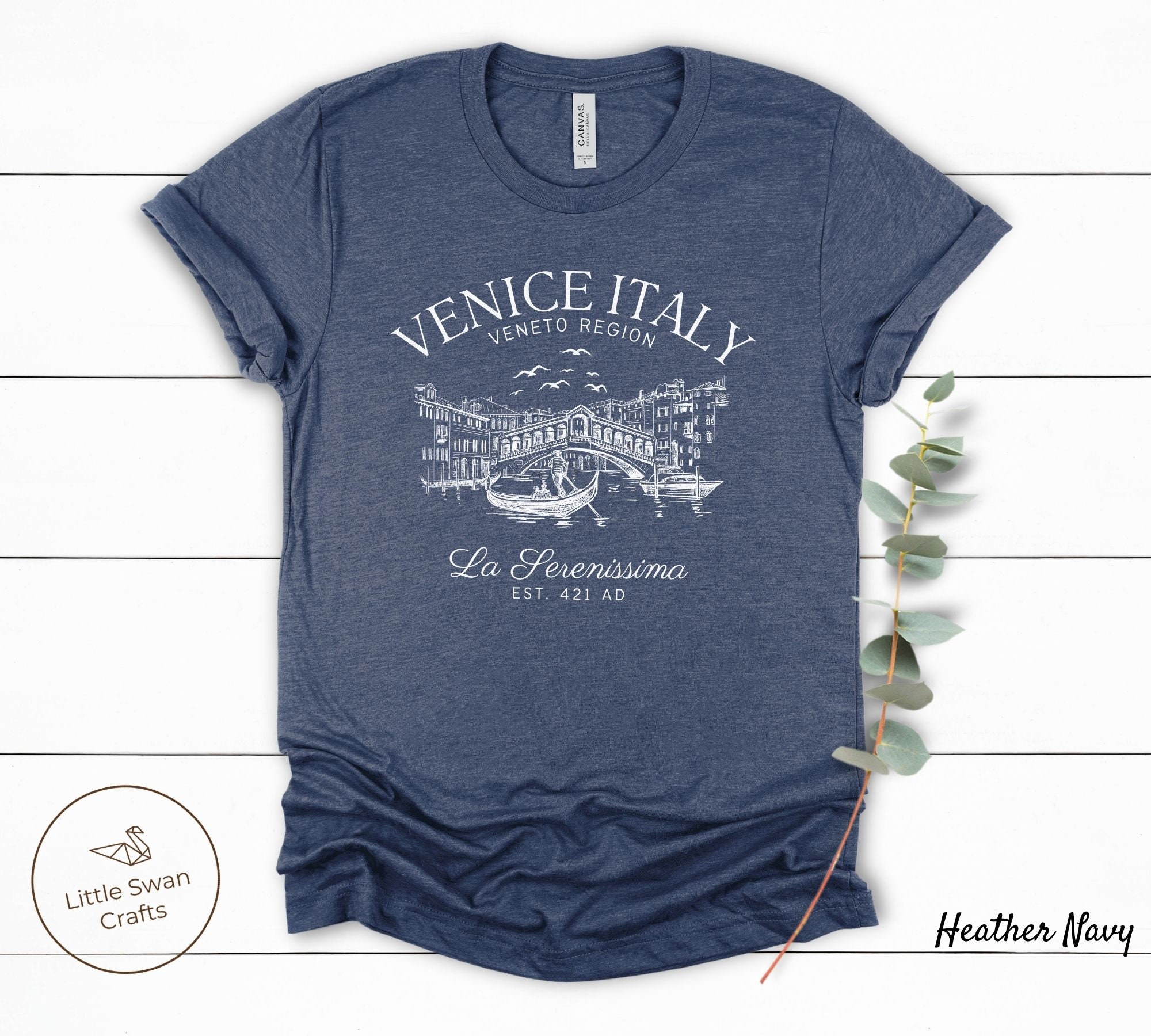Venice Italy Shirt, Venezia Gondola T-shirt, Unisex - Etsy