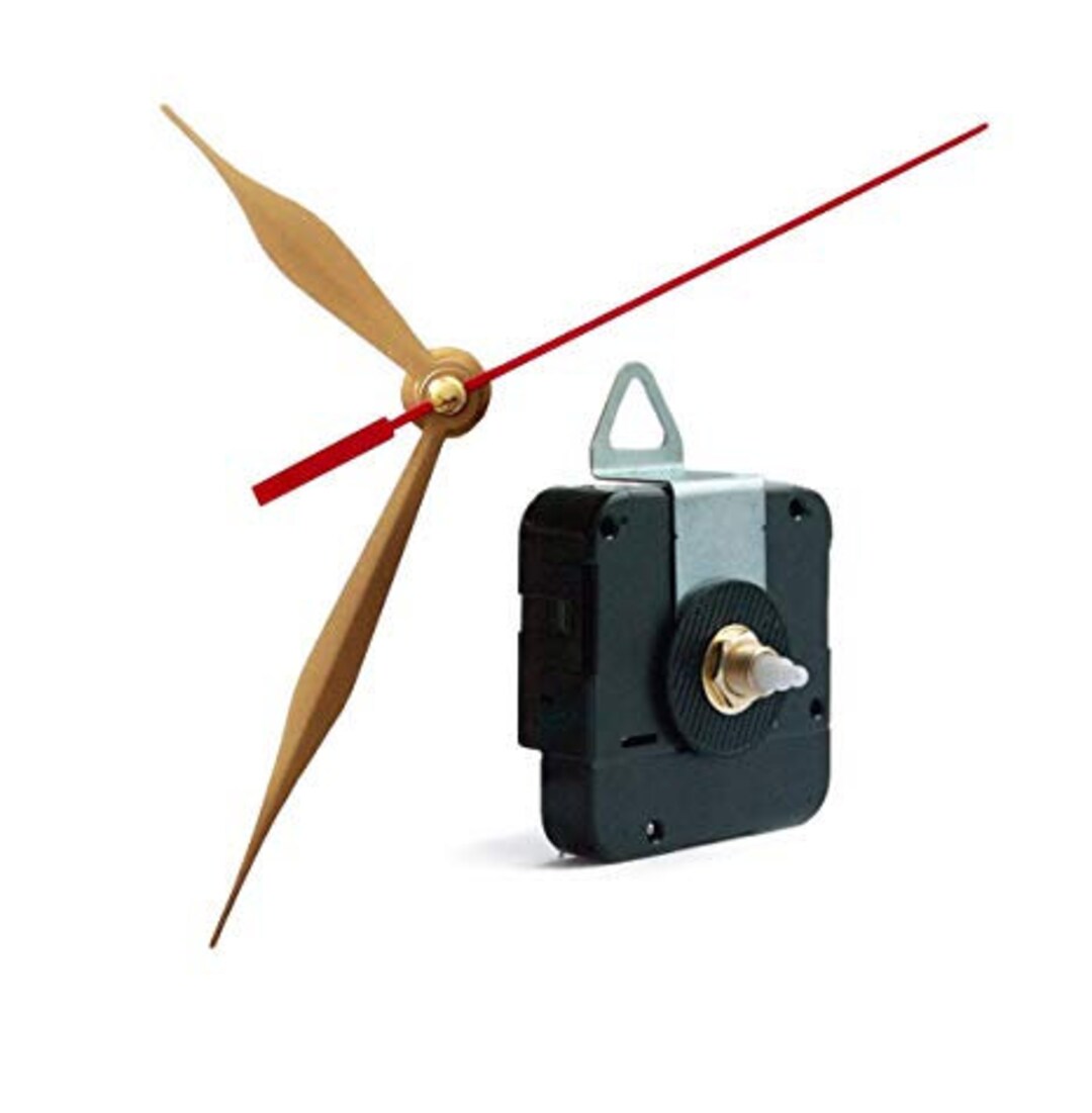 Wall Clock Repair Kit noiseless Mechanism Hands Hanger Etsy