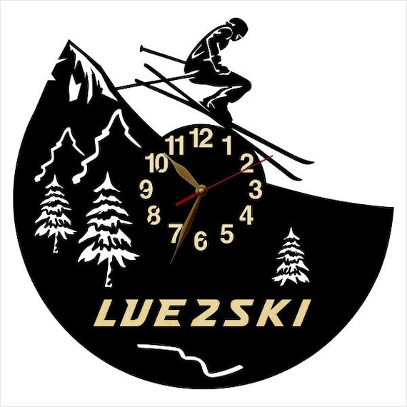 ICECHEN 12 Wall Clock Joggers Runners Wall Art Wall Clock Running Track  And Field Sports Vinyl Record Wall Clock Cross Country Runners Retro Clock  : : Home & Kitchen