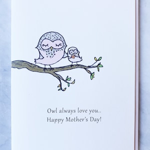 Owl Always Love You - Carte de la fête des Mères