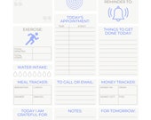 Instant Downloadable Planner, Printable Planner, To Do List, Daily Planner and Schedule