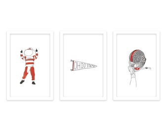 The Ohio State Poster Prints -- The Ohio State Decor