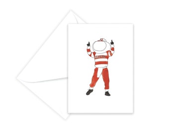 The Ohio State Brutus Card -- The Ohio State Greeting Cards