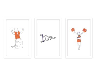 Clemson Poster Prints -- Clemson Tigers Posters