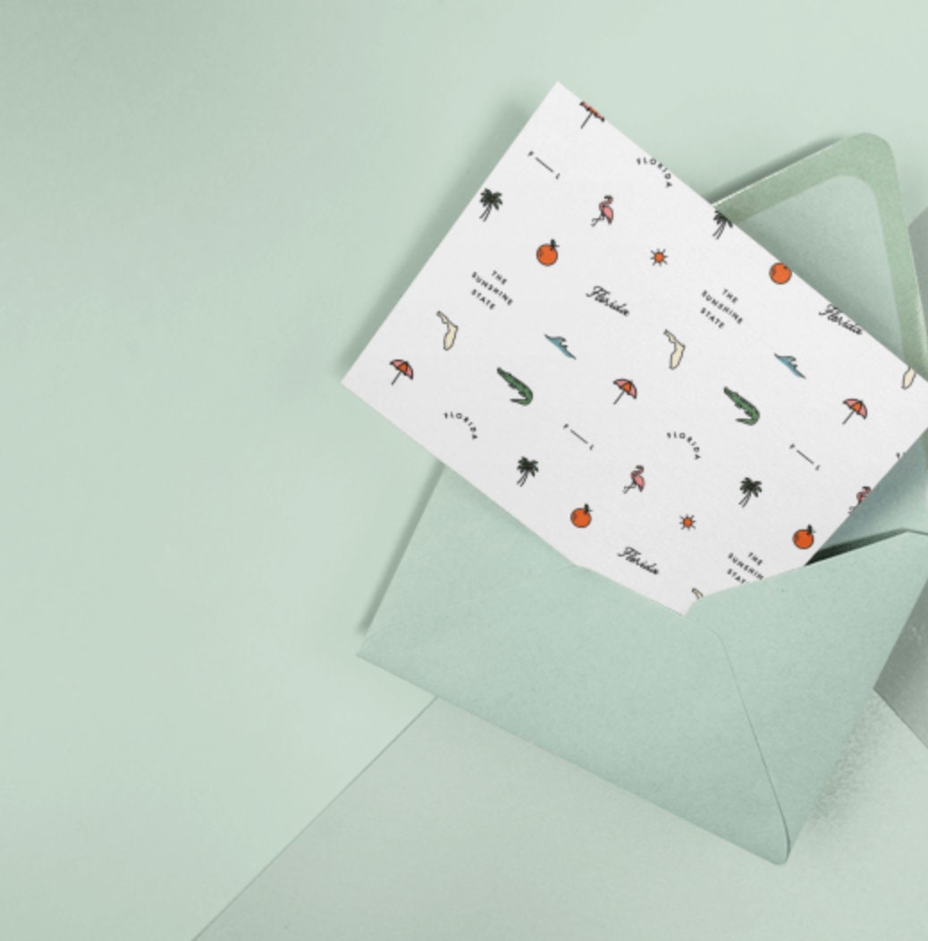 Florida Pattern DIGITAL DOWNLOAD - Florida Icons Pattern Cute Florida ...