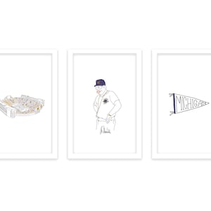 Michigan Football Poster Prints - Go Blue Prints