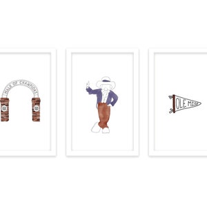 Ole Miss Prints - Poster prints van de Universiteit van Mississippi