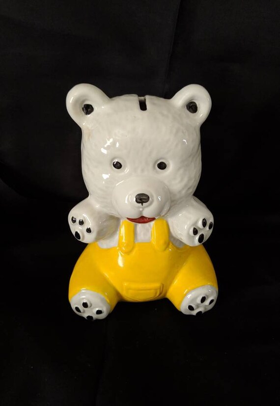 teddy bear coin bank