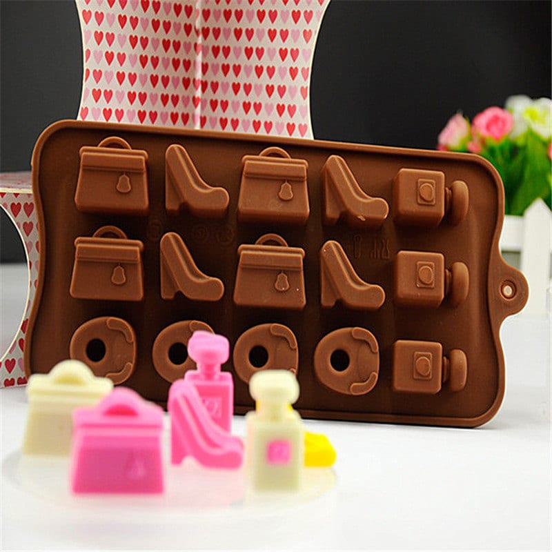 Purse and Perfume Handbag Silicone DIY Mold to Make Soap Candle Chocolate Candy Tray Mold ICE Party Maker Mould - Etsy