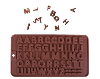 Happy Birthday & Letters ABC Silicone DIY Mold to make Chocolate Candy Tray Mold ICE Party maker mould