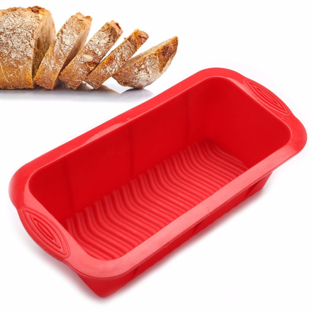 4 Loaf, Black Amzchoice Silicone Non Stick Baking Liners Mat Bread Mold Bread Mould 