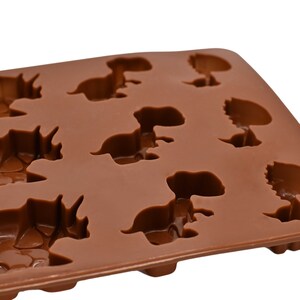 Dinosaur Silicone Mold Chocolate Ice Cube Tray Muffin Molds DIY SOAP Mould Jello Candy Bild 7